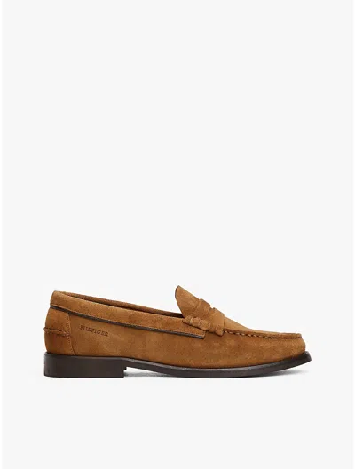 Tommy Hilfiger Hilfiger Suede Loafer In Coconut Grove