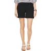 Tommy Hilfiger Hollywood Womens Mid-rise Stretch Shorts In Black