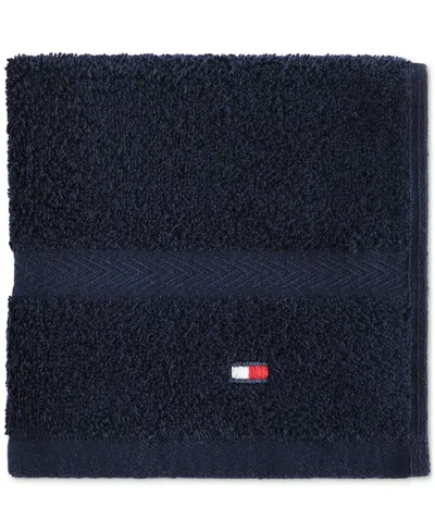 Tommy Hilfiger Home Modern American Solid Cotton Washcloth, 13" X 13"