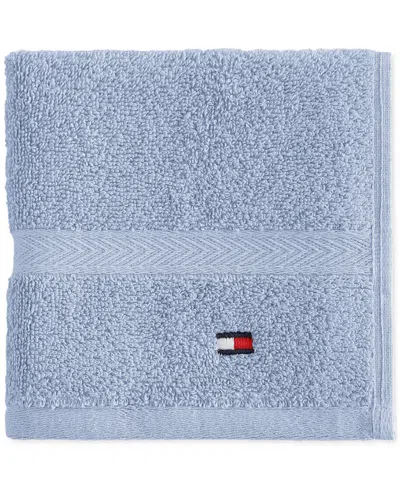 Tommy Hilfiger Home Modern American Solid Cotton Washcloth, 13" X 13"