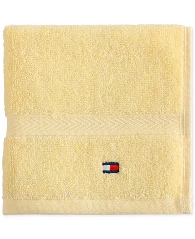 Tommy Hilfiger Home Modern American Solid Cotton Washcloth, 13" X 13"