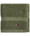 Tommy Hilfiger Home Modern American Solid Cotton Washcloth, 13" X 13"