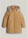 Tommy Hilfiger Hooded Down Coat In Classic Khaki