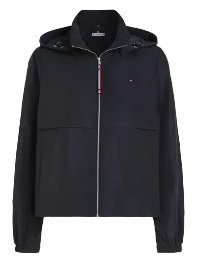 Tommy Hilfiger Hooded Jacket In Blue