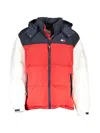 Tommy Hilfiger Blue Polyester Men Jacket In Multi