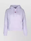 Tommy Hilfiger Hooded Kangaroo Pocket Top In Purple