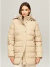 TOMMY HILFIGER HOODED LONG PUFFER COAT