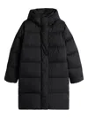 Tommy Hilfiger Hooded Padded Coat In Black