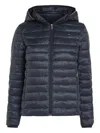 Tommy Hilfiger Hooded Padded Jacket In Blue