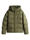Tommy Hilfiger Hooded Padded Jacket In Green
