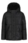 Tommy Hilfiger Hooded Puffer Jacket In Black