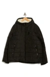 Tommy Hilfiger Hooded Puffer Jacket In Black