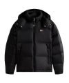Tommy Hilfiger Hooded Puffer Jacket In Black