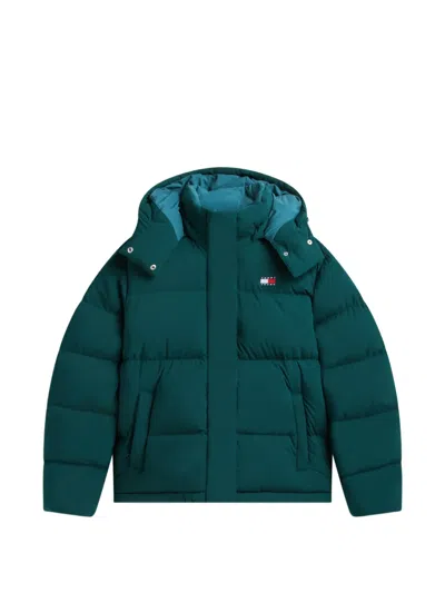Tommy Hilfiger Hooded Puffer Jacket In Green