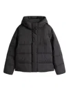 Tommy Hilfiger Hooded Puffer Jacket In Gray