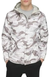Tommy Hilfiger Hooded Rain Slicker Jacket In White Camo