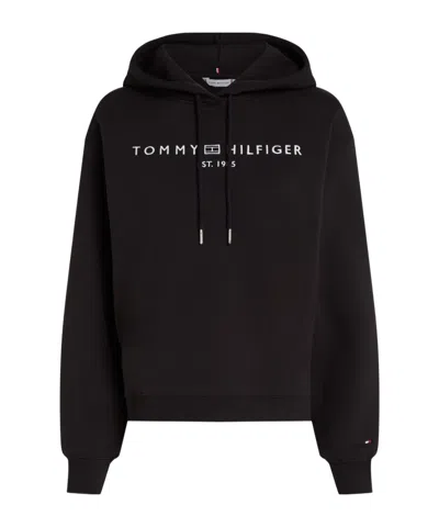 Tommy Hilfiger Hooded Sweatshirt In Black