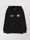 Tommy Hilfiger Hooded Sweatshirt Kangaroo Pocket In Black