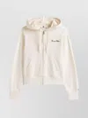 Tommy Hilfiger Hooded Zip-up Sweater Front Pockets In Neutral