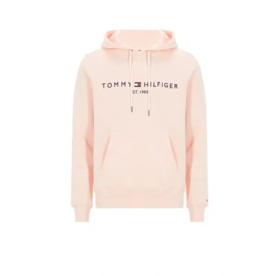 Tommy Hilfiger Hoodie With Multiple Cotton Drawstrings In Pink