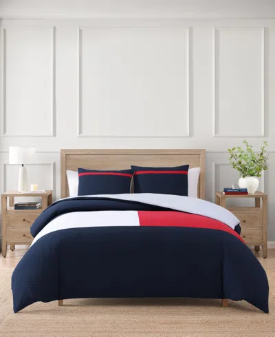 TOMMY HILFIGER ICONIC ANNIVERSARY SEERSUCKER 3-PC. COMFORTER SET, KING