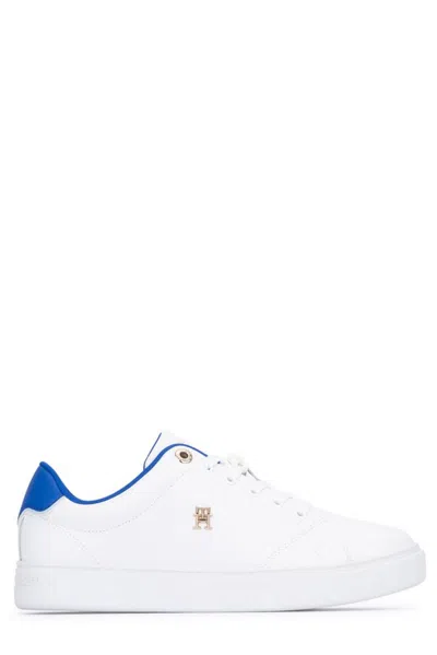 Tommy Hilfiger Elevated Essential Court Sneakers In White