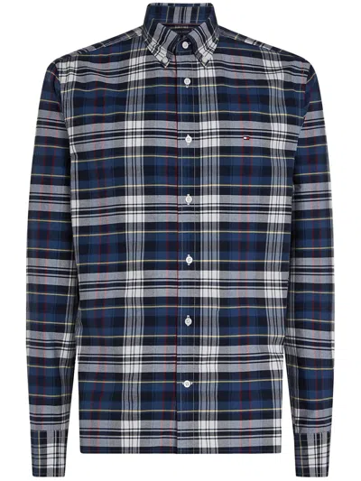 Tommy Hilfiger Oxford Heritage Plaid Shirt Clothing In Blue