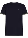 Tommy Hilfiger Tipped-sleeve T-shirt In Blue