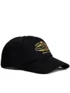 Tommy Hilfiger Mens Black F1 Movie Embroidered Cotton Cap