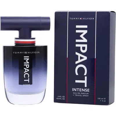 Tommy Hilfiger Impact Intense Men's Eau De Parfum Set - 3.4 oz + Mini Travel Spray In Transparent