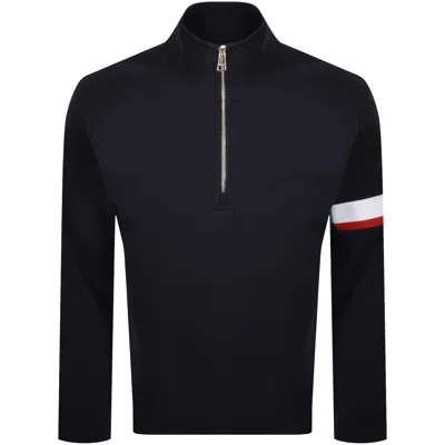 Tommy Hilfiger Insert Sweatshirt Navy In Black