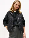 Tommy Hilfiger Insulated Quilted Vest In Black