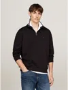 Tommy Hilfiger Intechno Knit Quarter In Black