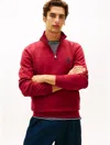 Tommy Hilfiger Intechno Knit Quarter In Red