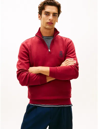 Tommy Hilfiger Intechno Knit Quarter In Red