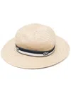 Tommy Hilfiger Interwoven Logo-print Hat In Neutrals