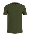 Tommy Hilfiger Item O-neck Short-sleeved T-shirt In Green