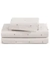 Tommy Hilfiger Ithaca Flag Stripe Cotton Percale 4-piece Sheet Set, Full In Neutral