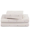 Tommy Hilfiger Ithaca Flag Stripe Cotton Percale Sheet Set In White