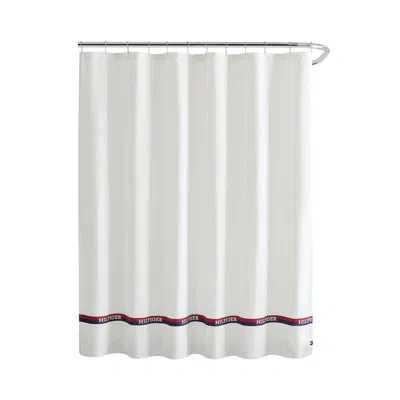Tommy Hilfiger Ithaca Flag Stripe Shower Curtain In Blue