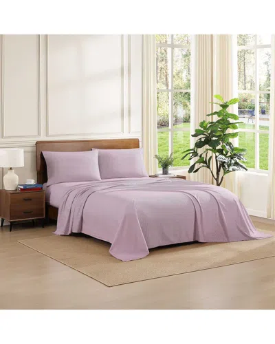 Tommy Hilfiger Ithaca Stripe Cotton Percale Sheet Set In Pink