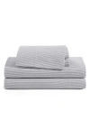 Tommy Hilfiger Ithaca Stripe Cotton Percale Sheet Set In Gray