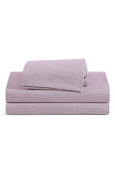 Tommy Hilfiger Ithaca Stripe Cotton Percale Sheet Set In Pink