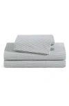 Tommy Hilfiger Ithaca Stripe Cotton Percale Sheet Set In Green