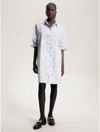 Tommy Hilfiger Ithaca Stripe Monogram Shirtdress In Ithaca Stripe/twilight Lapis