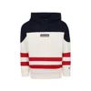 Shop Tommy Hilfiger Ivory Sweatshirt For Boy With Logo In Multicolor