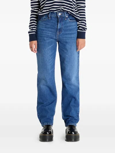 Tommy Hilfiger Izzie Straight-leg Jeans In Blue