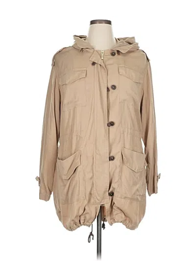 Pre-owned Tommy Hilfiger Jacket In Brown