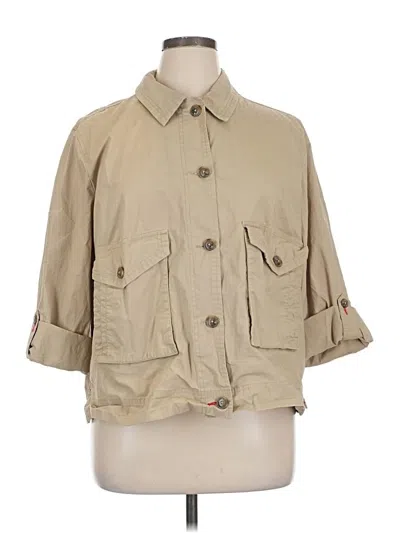Pre-owned Tommy Hilfiger Jacket In Brown