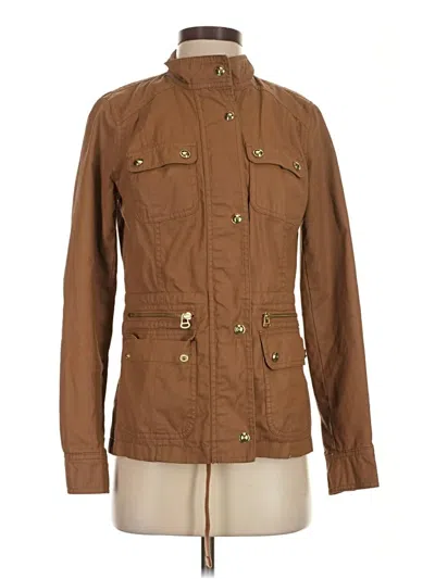 Pre-owned Tommy Hilfiger Jacket In Brown